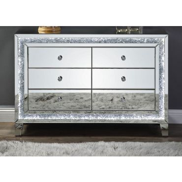 Liam Mirrored Dresser With LED Light