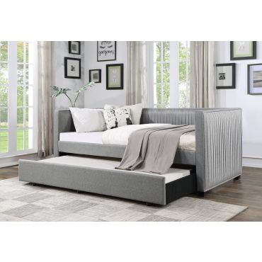 Delmar Leather Daybed With Trundle