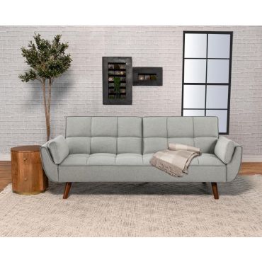 Lisa Grey Linen Futon