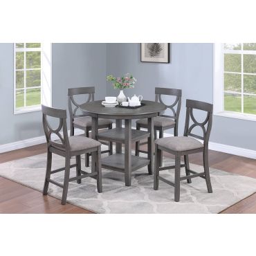 Luminar 5-Piece Counter Height Table Set