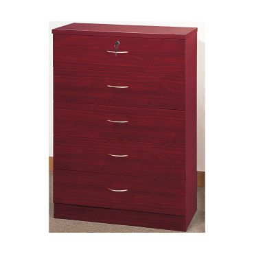 Meggie Mahogany Five Drawer Chest