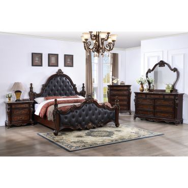 Melina Traditional Style Bedroom Set