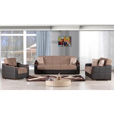 Metropol Brown Sofa Bed Collection