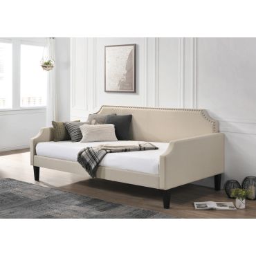 Neoma Taupe Linen Classic Daybed