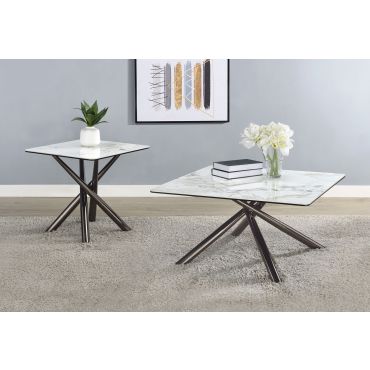 Nicolette Square Sintered Stone Coffee Table