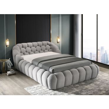 Norveg Grey Modern Platform Bed