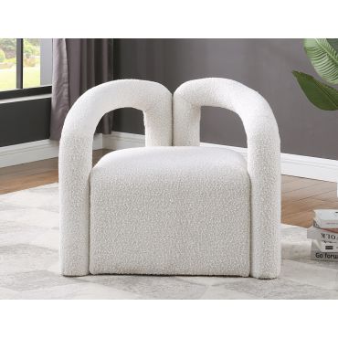 Pagero Cream Boucle Accent Chair 