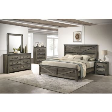 Palomino Rustic Farmhouse Bedroom Set