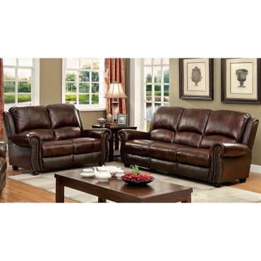 Paxton Top Grain Leather Living Room