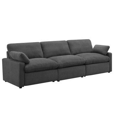 Payton Charcoal Power Recliner Oversized Sofa