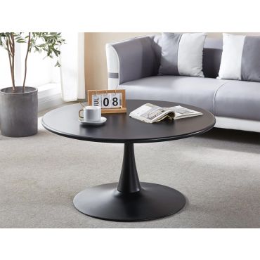 Planet Round Coffee Table Black Finish