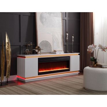 Rino TV Stand With Fireplace