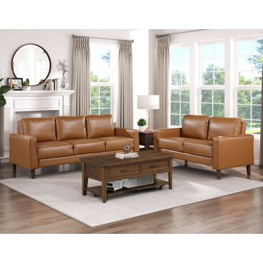 Rosario Leather Sofa Set