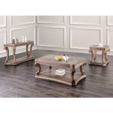 Savion Traditional Style Coffee Table Set