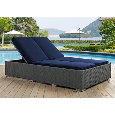 Sojourn Outdoor Double Chaise Lounge