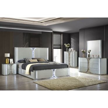 Terina Modern Bed With Lights