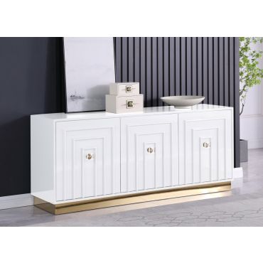 Thaddeus White Lacquer Sideboard