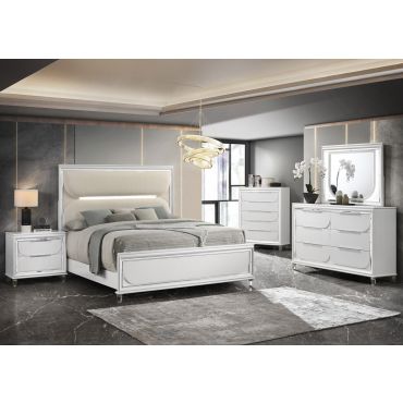 Treviso White Bedroom Set