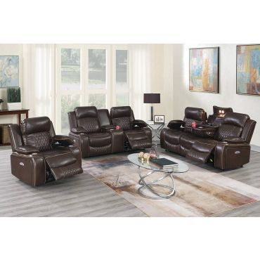 Valdo Power Recliner Sofa With Console