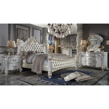 Vendome Antique White Victorian Bedroom