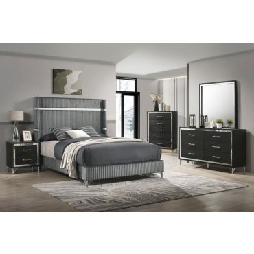 Vernal Grey Bedroom Set