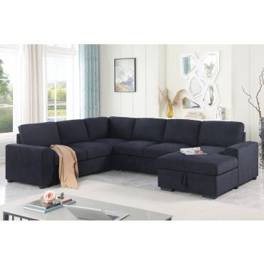 Versus Sectional Sleeper With Storage