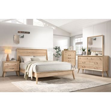 Voleta Mid-Century Modern Bedroom Set