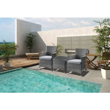 Western Patio 3-Piece Chair Set