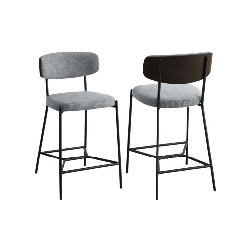 Wally Grey Counter Height Chairs