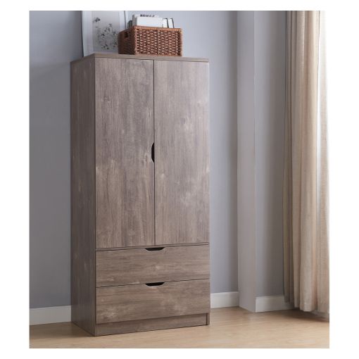 Cargo Hazelnut Finish Wardrobe Closet