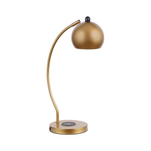 Hinsdale Study Table Lamp With Wireless Charger