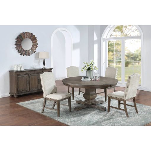 Manfrid 60-Inch Round Table Set