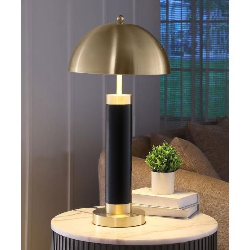 Mirage Dome Shade Pillar Table Lamp