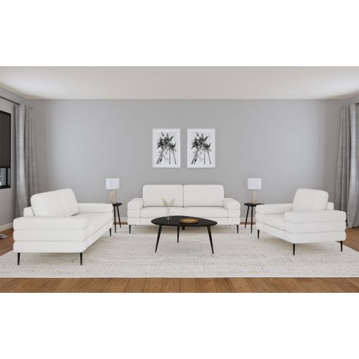 Myra Modern Sofa Set With Track Arms