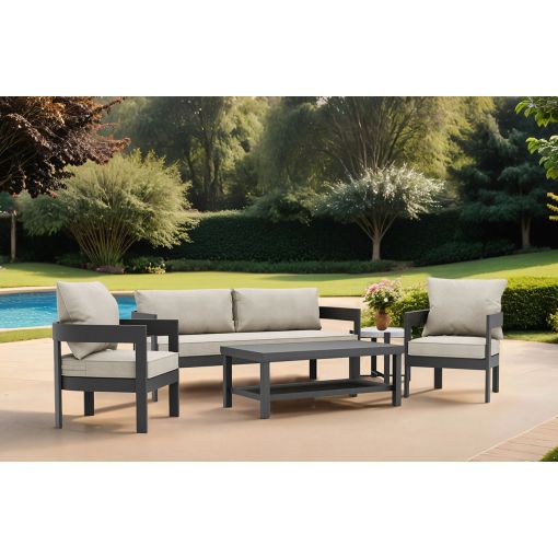 Olexa Outdoor Sofa And Coffee Table Set