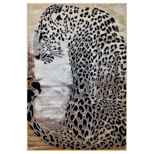 Polar Z340 Leopard Print Area Rug