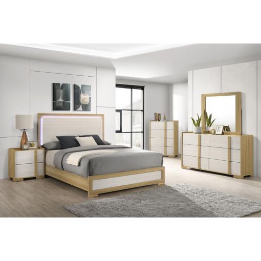 Varada Two-Tone Wood Bedroom Set