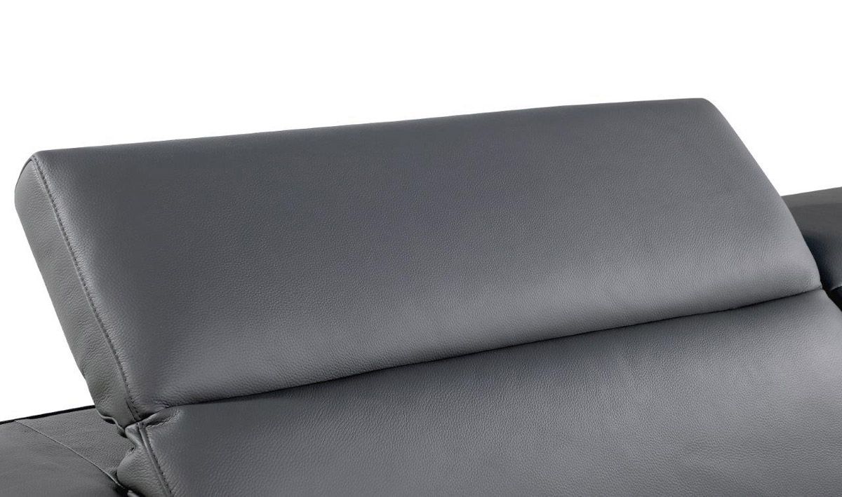 Adams Gray Sofa Headrest