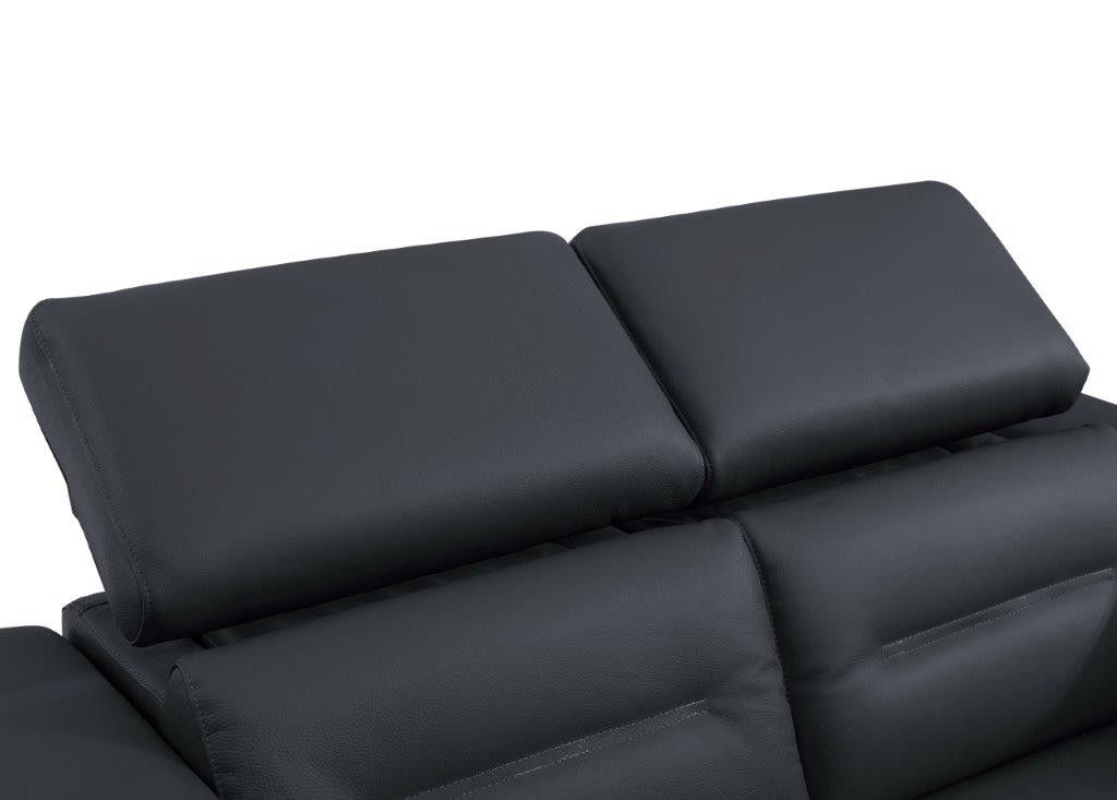 Adriano Dark Grey Sofa Headrests