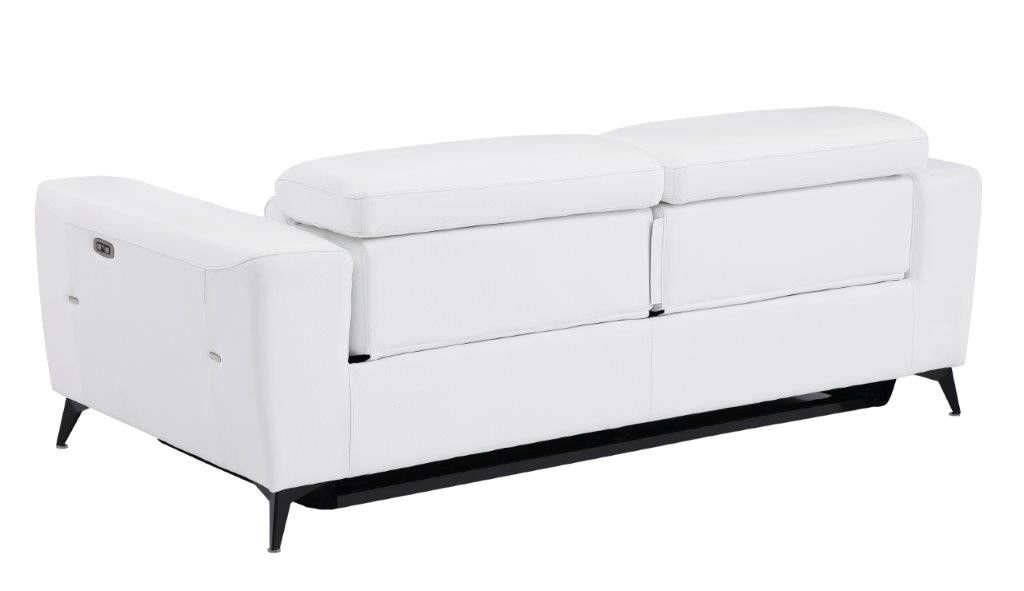 Adriano White Recliner Sofa Back