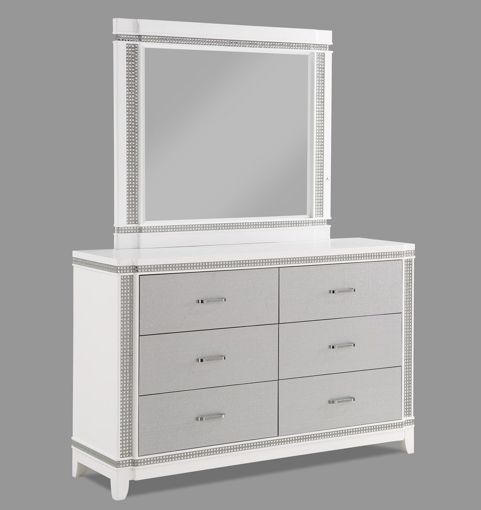 Alem Dresser With Crystal Accents