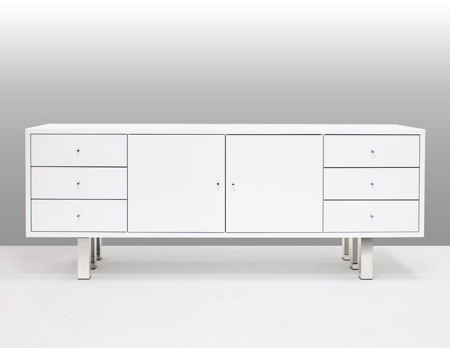 Alena White Lacquer Oversized Buffet