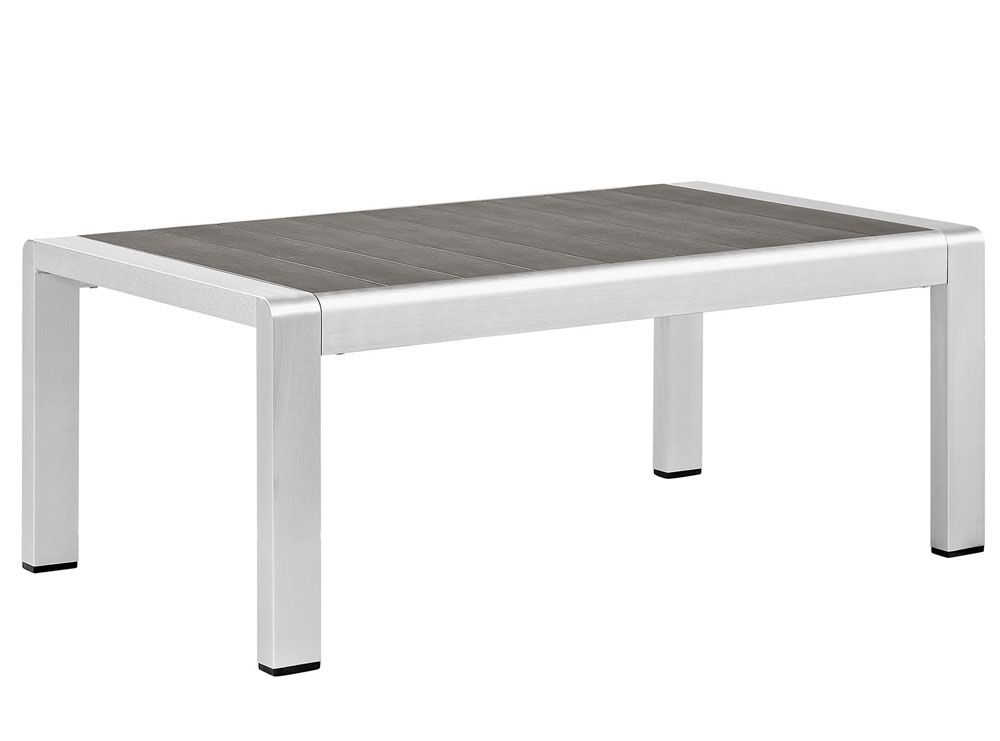 Alfonso Aluminum Patio Coffee Table