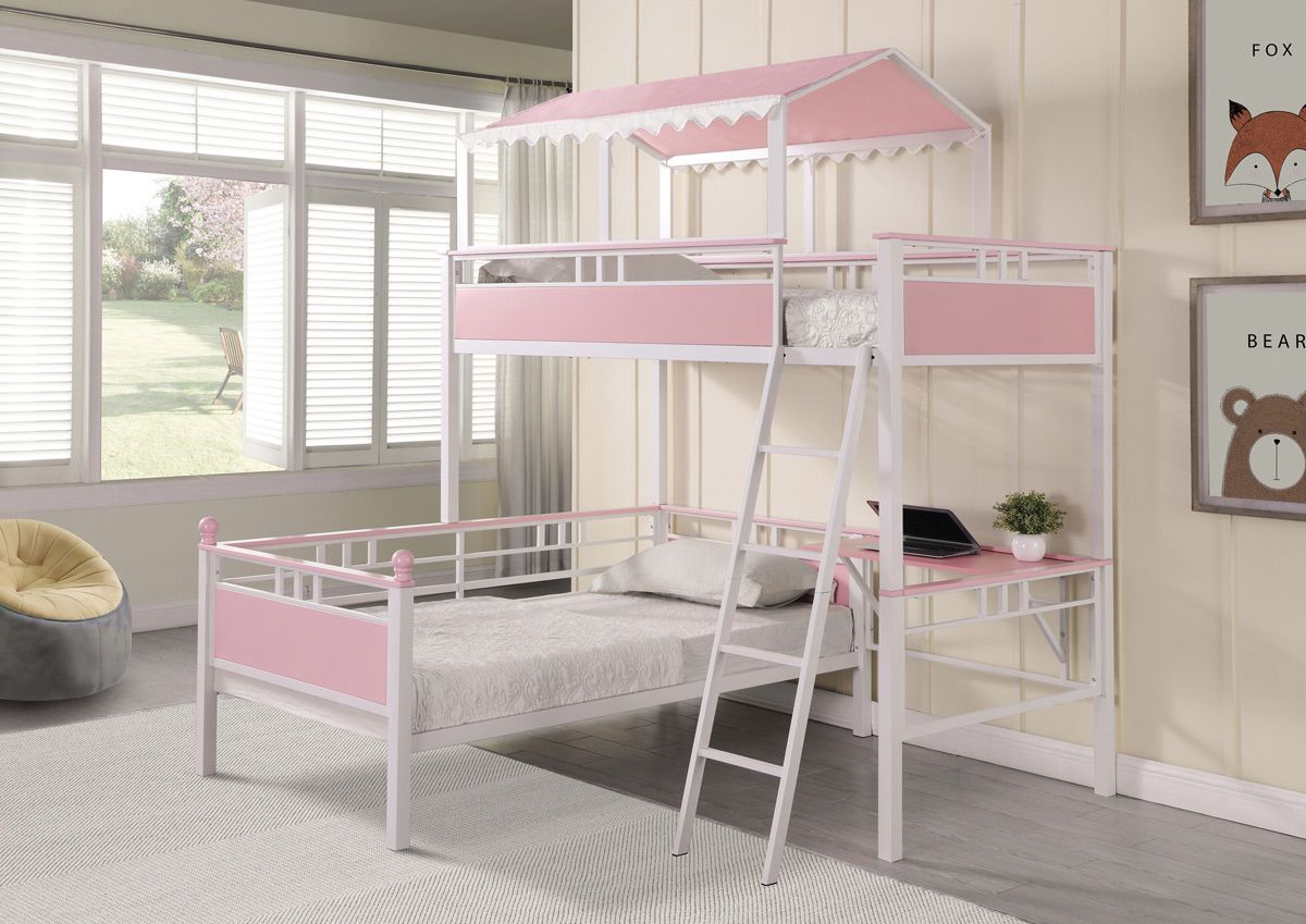 Aliyah Pink Bunk Bed