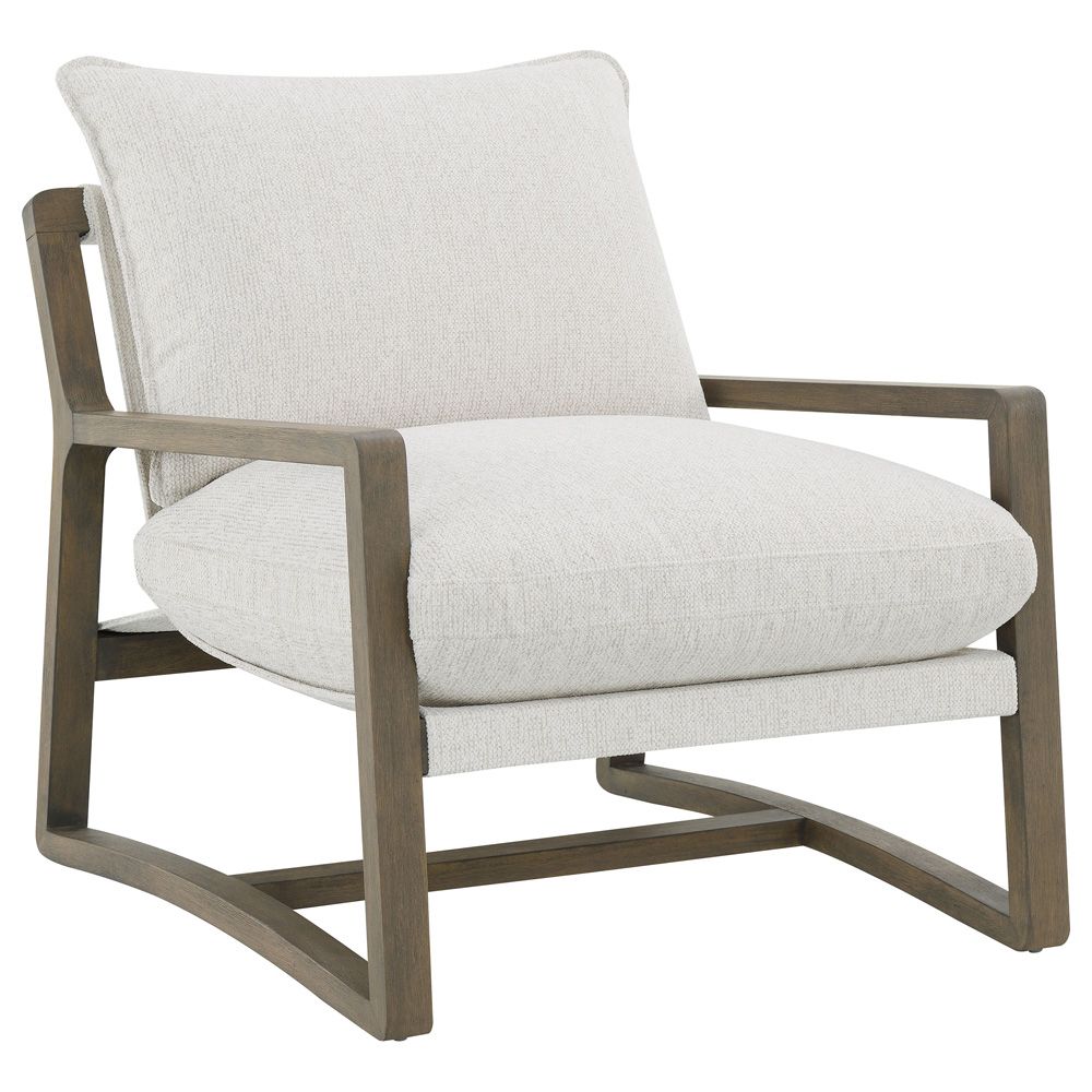 Anahis Wood Arm Accent Chair