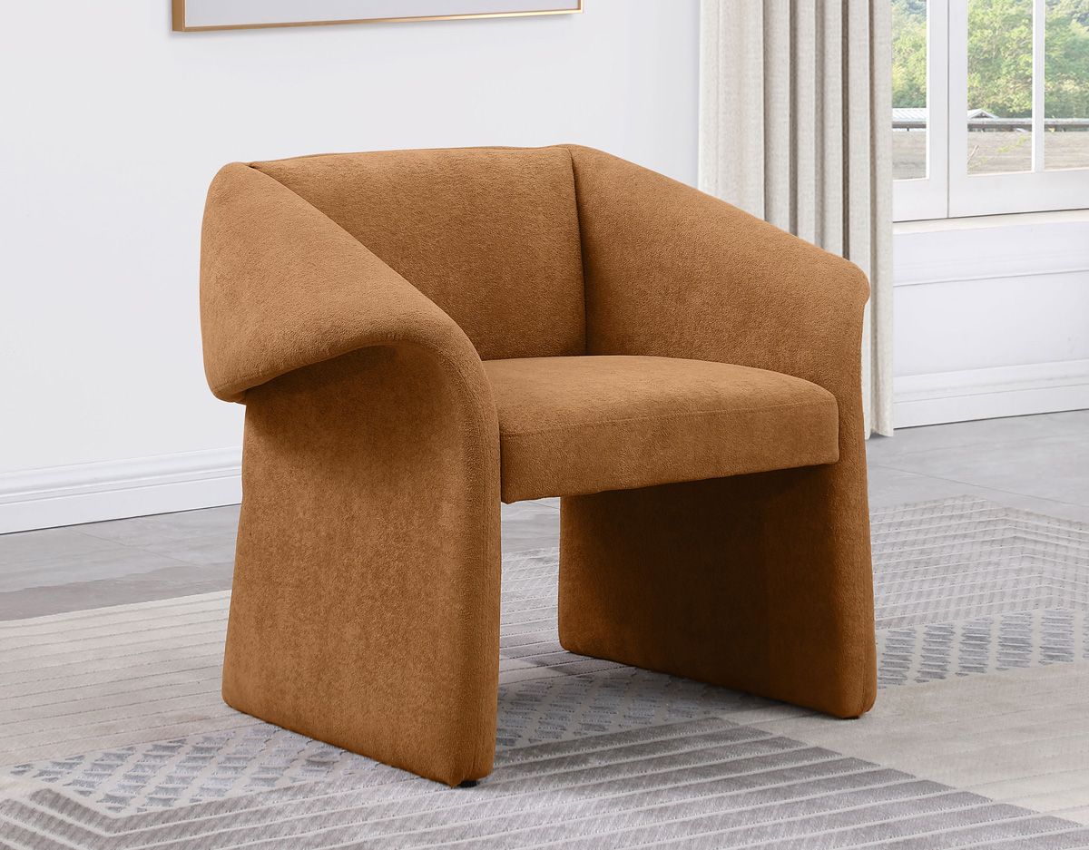 Ansley Sloped Arm Accent Chair Honey