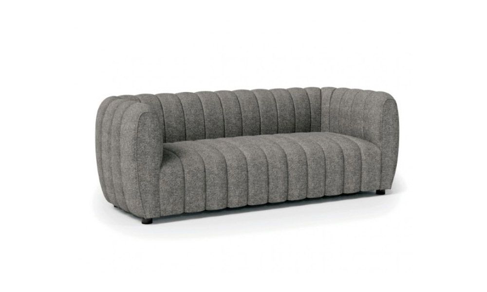 Antares Grey Boucle Modern Sofa