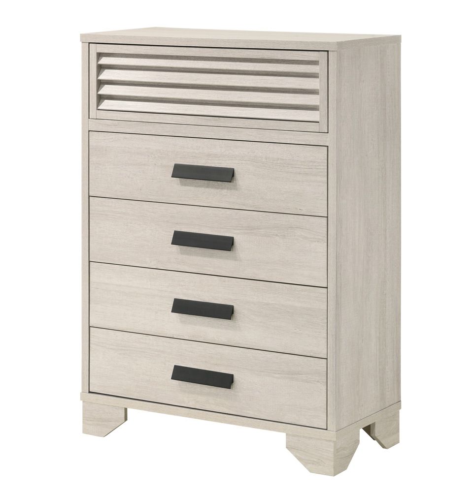 Arden White Wash Chest