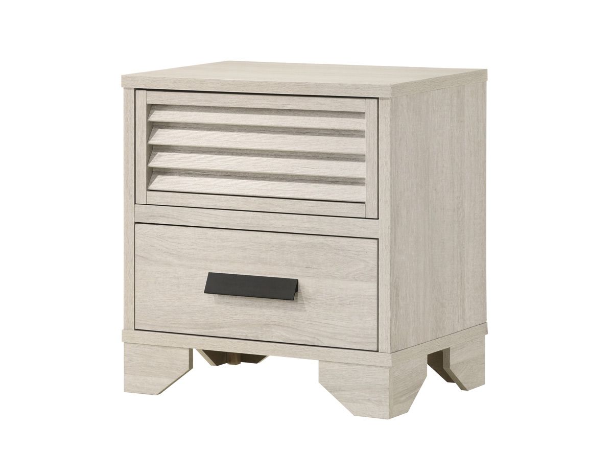 Arden White Wash Night Stand