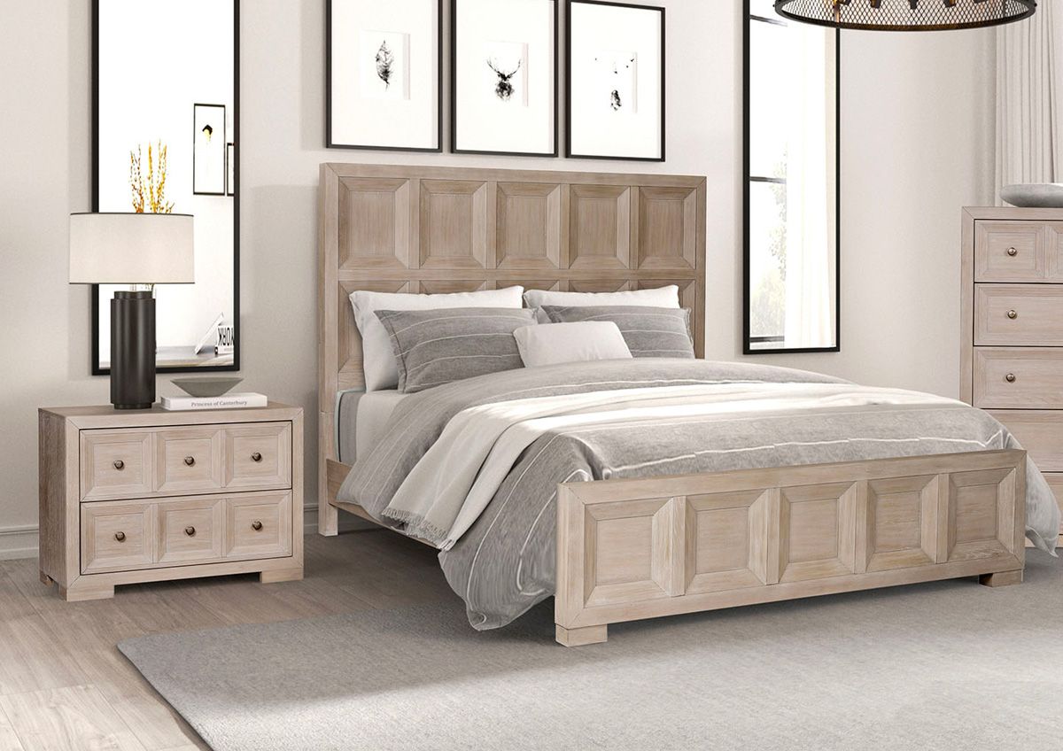 Aristocrat Natural Finish Bed